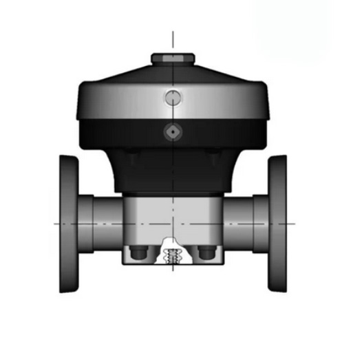 PP 2/2-Wege-Membranventil, Ausführung Flansch, DA, EPDM, Typ 285