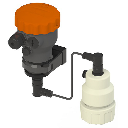 PVDF Druck-/ Temperatursensor Typ PTM Flex, Relais-Version, Schweißmuffe, EPDM